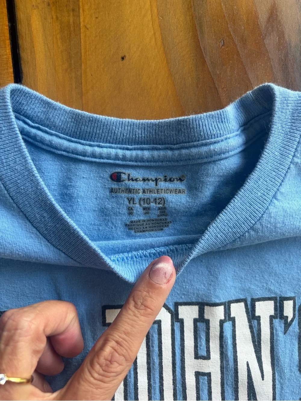 St. John’s University  Light Blue SJU Long Sleeve Tee